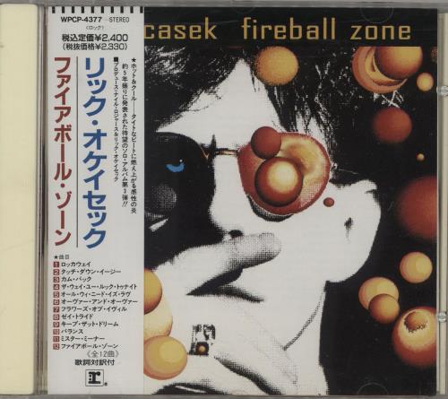 Ric Ocasek Fireball Zone CD album (CDLP) Japanese RI2CDFI428370