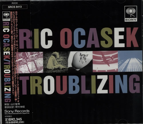 Ric Ocasek Troublizing CD album (CDLP) Japanese RI2CDTR640465