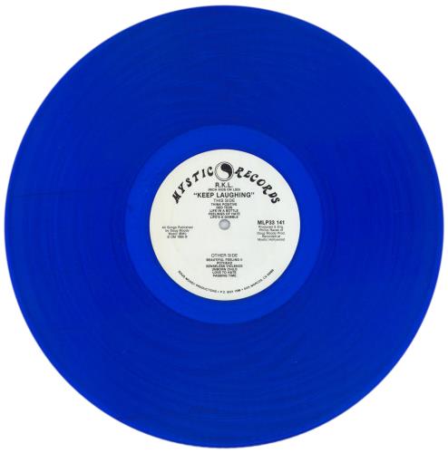 Rich Kids On LSD Keep Laughing - Blue Vinyl vinyl LP album (LP record) US R57LPKE860039