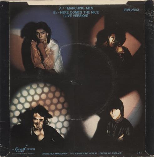 Rich Kids Marching Men + Sleeve 7" vinyl single (7 inch record / 45) UK RKI07MA180436