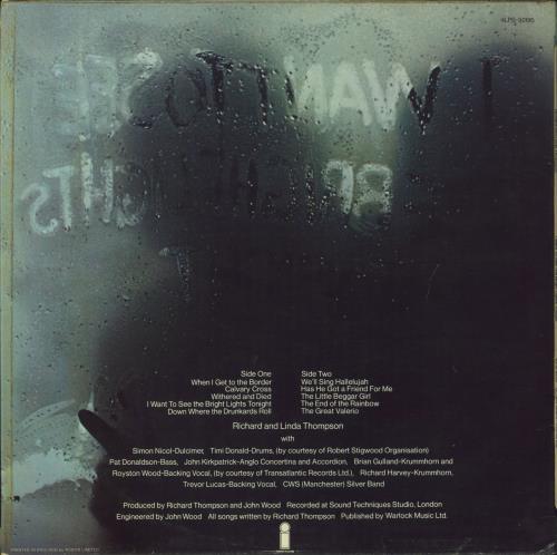 Richard & Linda Thompson I Want To See - 1st + Inner - EX vinyl LP album (LP record) UK R&LLPIW808856