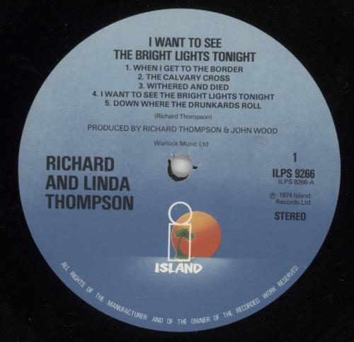 Richard & Linda Thompson I Want To See - 3rd vinyl LP album (LP record) UK R&LLPIW257698