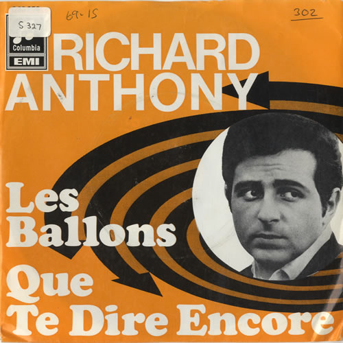 Richard Anthony Les Ballons - WOC 7" vinyl single (7 inch record / 45) German RHT07LE489389