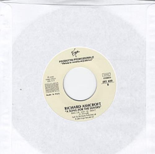 Richard Ashcroft A Song For The Lovers 7" vinyl single (7 inch record / 45) Italian CFT07AS309314