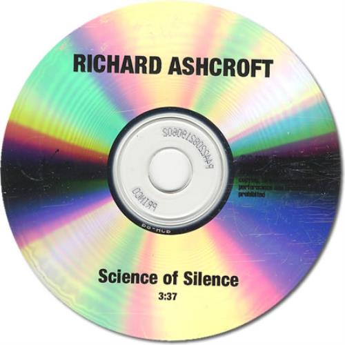 Richard Ashcroft Science Of Silence CD-R acetate US CFTCRSC244560
