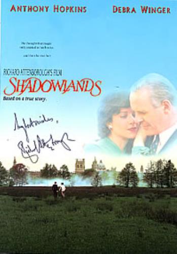 Richard Attenborough Shadowlands press book UK RA2PBSH268896