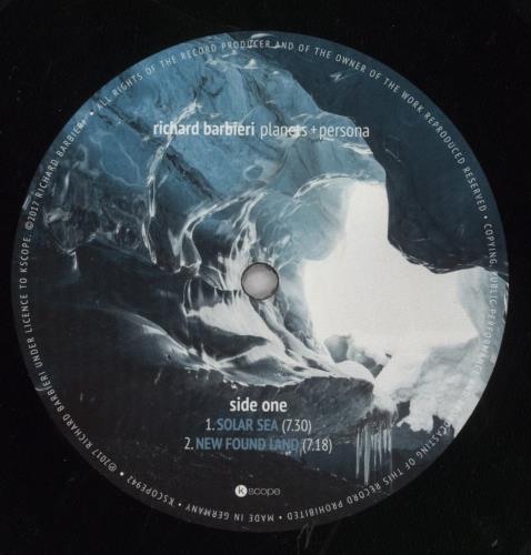 Richard Barbieri Planets + Persona 2-LP vinyl record set (Double LP Album) UK RAB2LPL847355