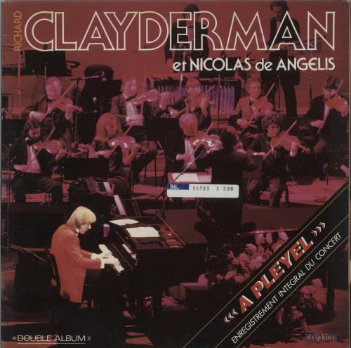 Richard Clayderman A Pleyel 2-LP vinyl record set (Double LP Album) French RC12LAP893565