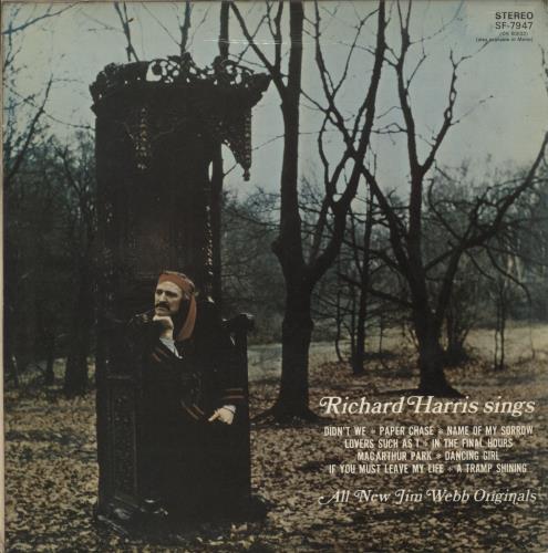 Richard Harris A Tramp Shining vinyl LP album (LP record) UK RHRLPAT492132