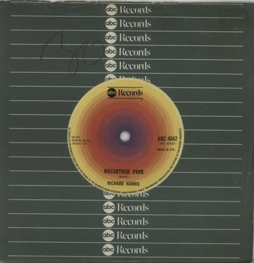Richard Harris Macarthur Park 7" vinyl single (7 inch record / 45) UK RHR07MA617063