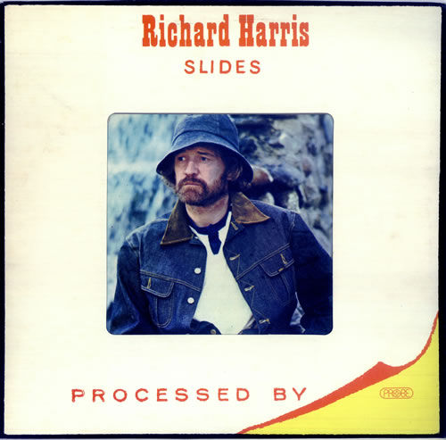 Richard Harris Slides - Factory Sample + Press Release vinyl LP album (LP record) UK RHRLPSL77554