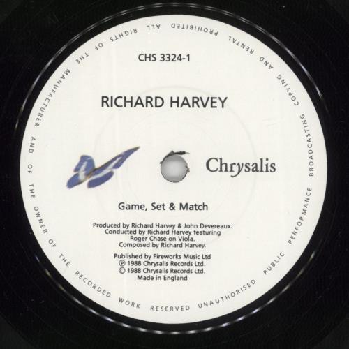 Richard Harvey Game, Set & Match 7" vinyl single (7 inch record / 45) UK RI-07GA865193