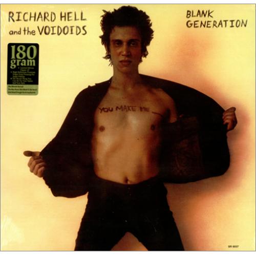 Richard Hell & Voidoids Blank Generation vinyl LP album (LP record) US RIHLPBL420223