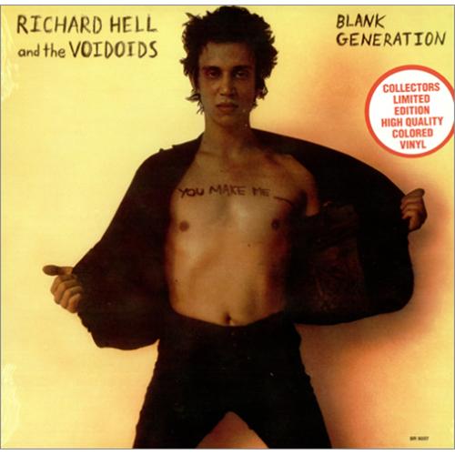 Richard Hell & Voidoids Blank Generation vinyl LP album (LP record) US RIHLPBL420224