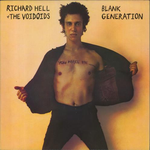 Richard Hell & Voidoids Blank Generation vinyl LP album (LP record) UK RIHLPBL829644