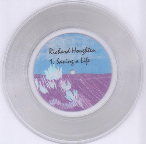 Richard Houghten Saving A Life / New Mexico - Clear Vinyl + Numbered Sleeve 7" vinyl single (7 inch record / 45) US YIV07SA682808