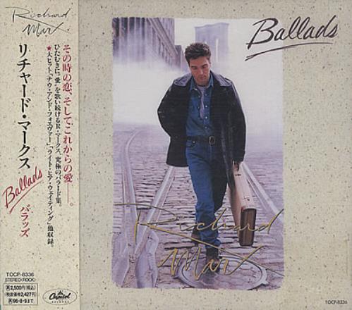 Richard Marx Ballads CD album (CDLP) Japanese MRXCDBA380169