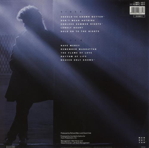 Richard Marx Richard Marx vinyl LP album (LP record) UK MRXLPRI288698