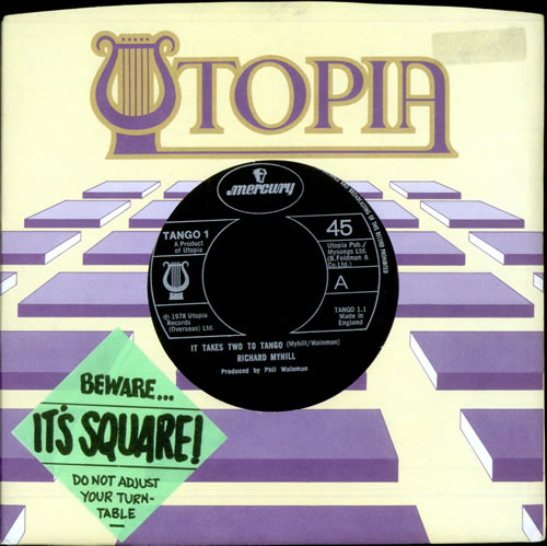 Richard Myhill It Takes Two To Tango - Square 7" vinyl single (7 inch record / 45) UK RUU07IT503813