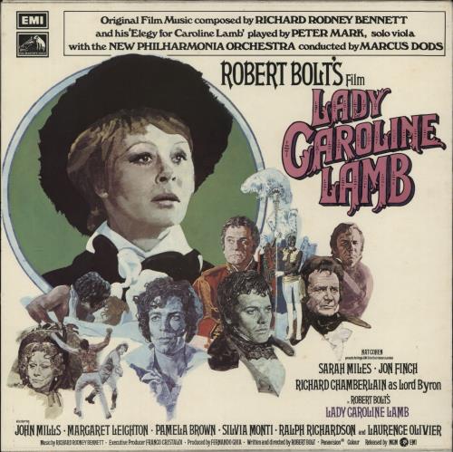 Richard Rodney Bennett Lady Caroline Lamb vinyl LP album (LP record) UK RXLLPLA624631
