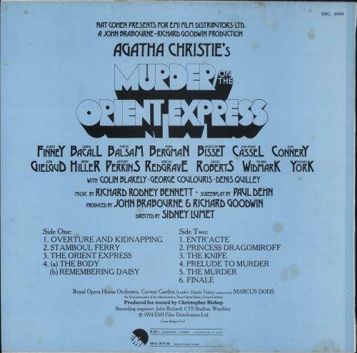 Richard Rodney Bennett Murder On The Orient Express vinyl LP album (LP record) Australian RXLLPMU725262