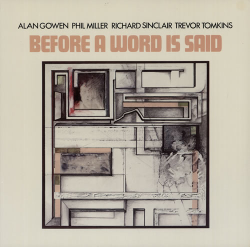 Richard Sinclair Before A Word Is Said vinyl LP album (LP record) US R7FLPBE582917