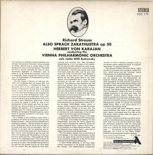 Richard Strauss Also Sprach Zarathustra vinyl LP album (LP record) UK RG6LPAL690832