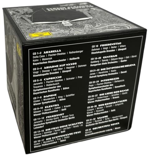 Richard Strauss Complete Operas CD Album Box Set German RG6DXCO831059