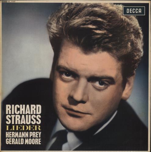 Richard Strauss Lieder vinyl LP album (LP record) UK RG6LPLI878561