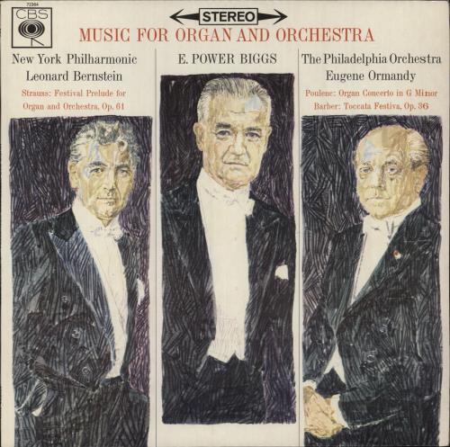 Richard Strauss Music For Organ And Orchestra vinyl LP album (LP record) UK RG6LPMU484402