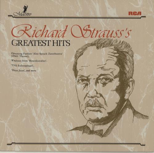 Richard Strauss Richard Strauss's Greatest Hits vinyl LP album (LP record) UK RG6LPRI680334