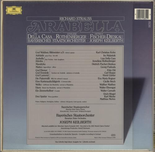 Richard Strauss Strauss: Arabella Vinyl Box Set German RG6VXST892580