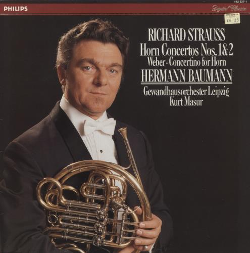Richard Strauss Strauss: Horn Concertos Nos. 1&2  Concertino For Horn vinyl LP album (LP record) Dutch RG6LPST879134