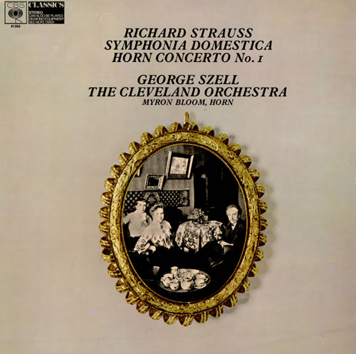 Richard Strauss Symphonia Domestica vinyl LP album (LP record) UK RG6LPSY483815