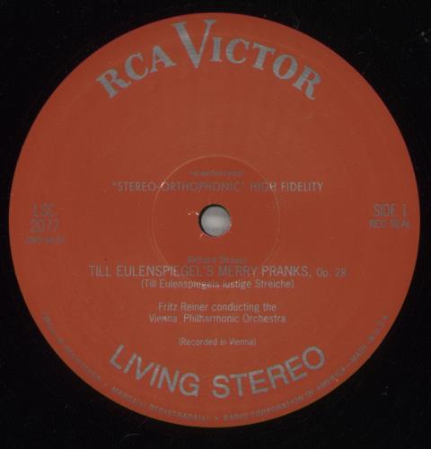 Richard Strauss Till Eulenspiegel / Death And Transfiguration - 180gram vinyl LP album (LP record) US RG6LPTI874671