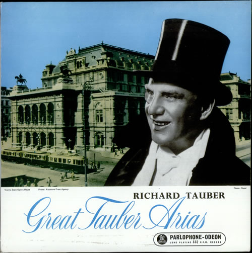 Richard Tauber Great Tauber Arias 10" vinyl single (10 inch record) UK R1G10GR526894