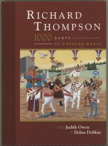 Richard Thompson 1000 Years Of Popular Music + ticket stubs 3-disc CD/DVD Set UK RTH3DYE698713