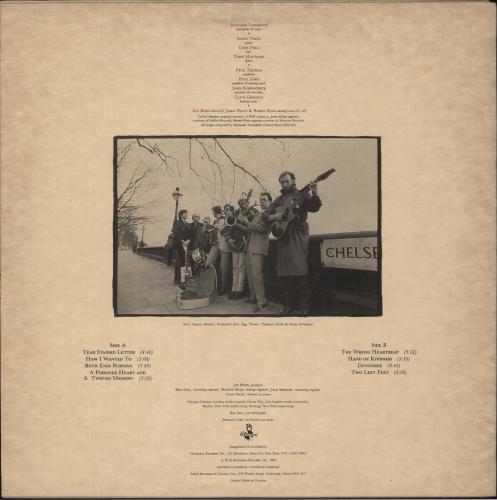 Richard Thompson Hand Of Kindness - Gold promo stamped vinyl LP album (LP record) US RTHLPHA882270