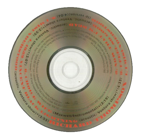Richard Thompson I Misunderstood CD single (CD5 / 5") US RTHC5IM540624