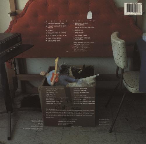 Richard Thompson Mirror Blue vinyl LP album (LP record) UK RTHLPMI616603