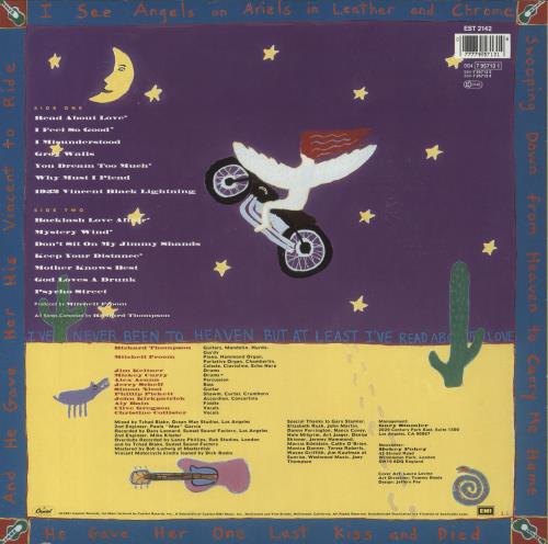 Richard Thompson Rumor And Sigh vinyl LP album (LP record) UK RTHLPRU66865