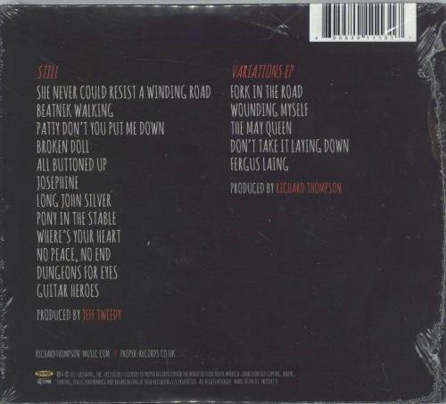 Richard Thompson Still - Sealed 2 CD album set (Double CD) UK RTH2CST870456