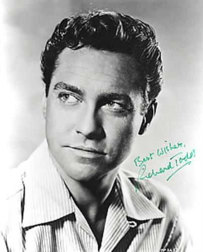 Richard Todd Autographed Portrait Photograph photograph UK RT3PHAU263007