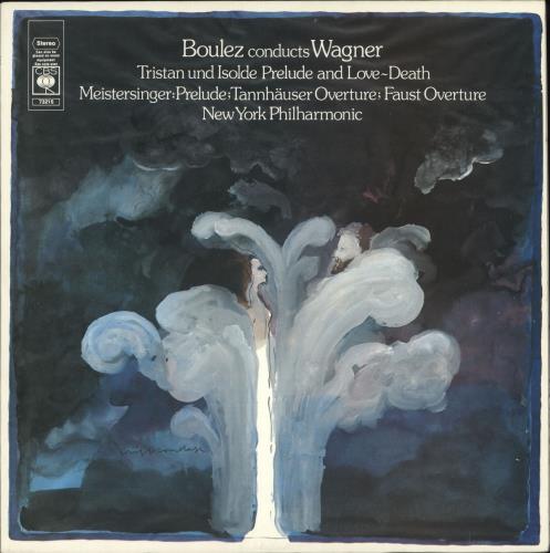 Richard Wagner Boulez Conducts Wagner vinyl LP album (LP record) UK WGXLPBO724636