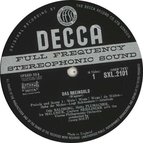 Richard Wagner Das Rheingold - 1st WBg Vinyl Box Set UK WGXVXDA708630