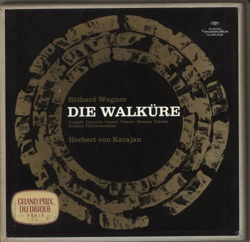 Richard Wagner Die Walkure 5-LP vinyl album record set German WGX5LDI711804
