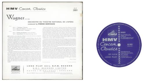 Richard Wagner Excerpts vinyl LP album (LP record) UK WGXLPEX530895