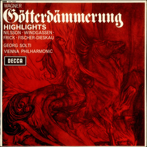 Richard Wagner G�tterd�mmerung Highlights vinyl LP album (LP record) UK WGXLPGT537733
