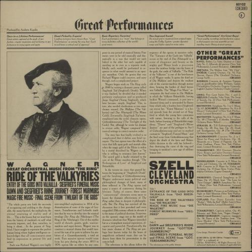Richard Wagner Great Orchestral Music From "The Ring" vinyl LP album (LP record) Dutch WGXLPGR764791
