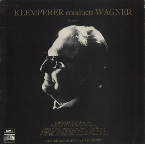 Richard Wagner Klemperer Conducts Wagner Volume 2 vinyl LP album (LP record) UK WGXLPKL877754